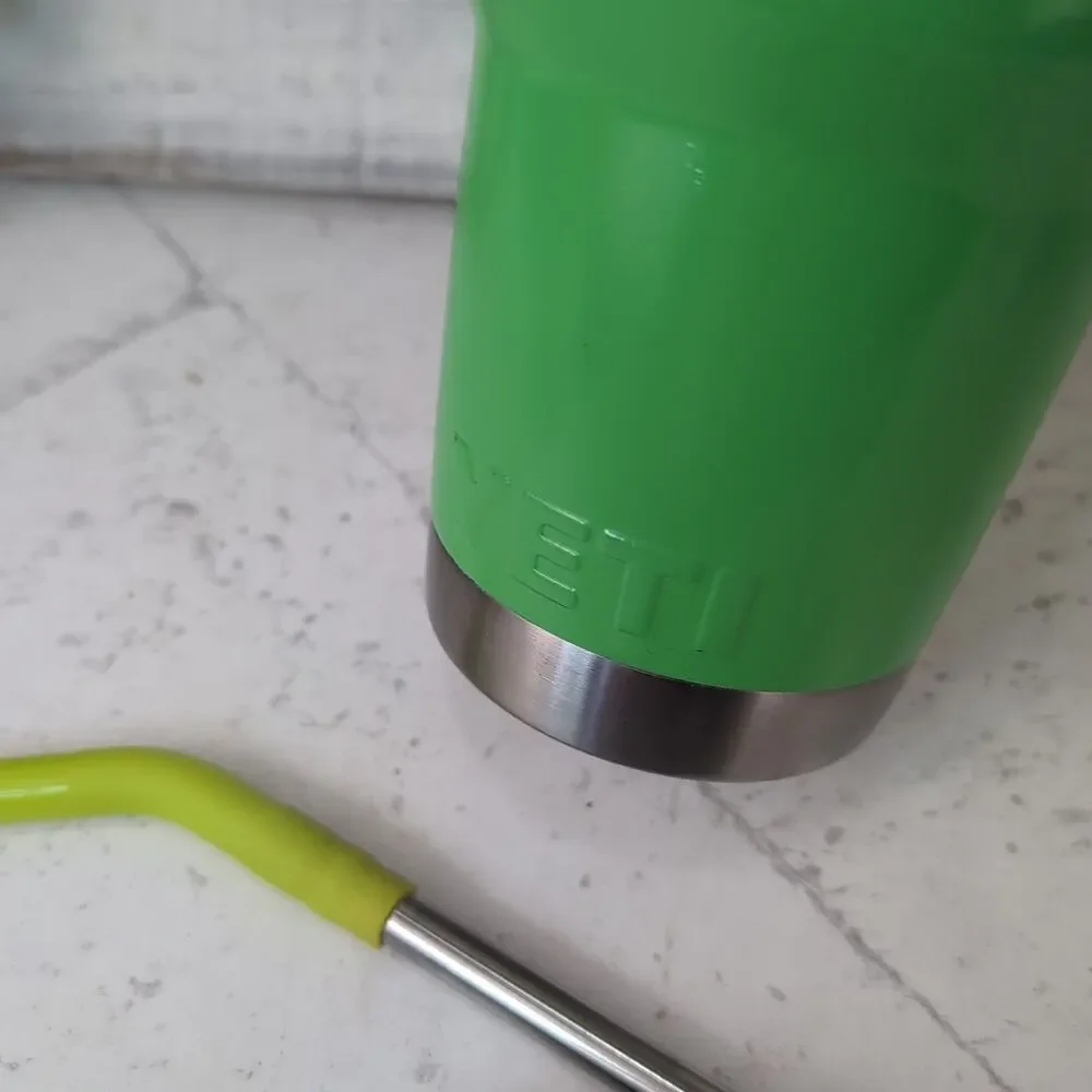 YETI Rambler 30 oz Tumbler Stainless Steel Canopy Green with Straw Lid